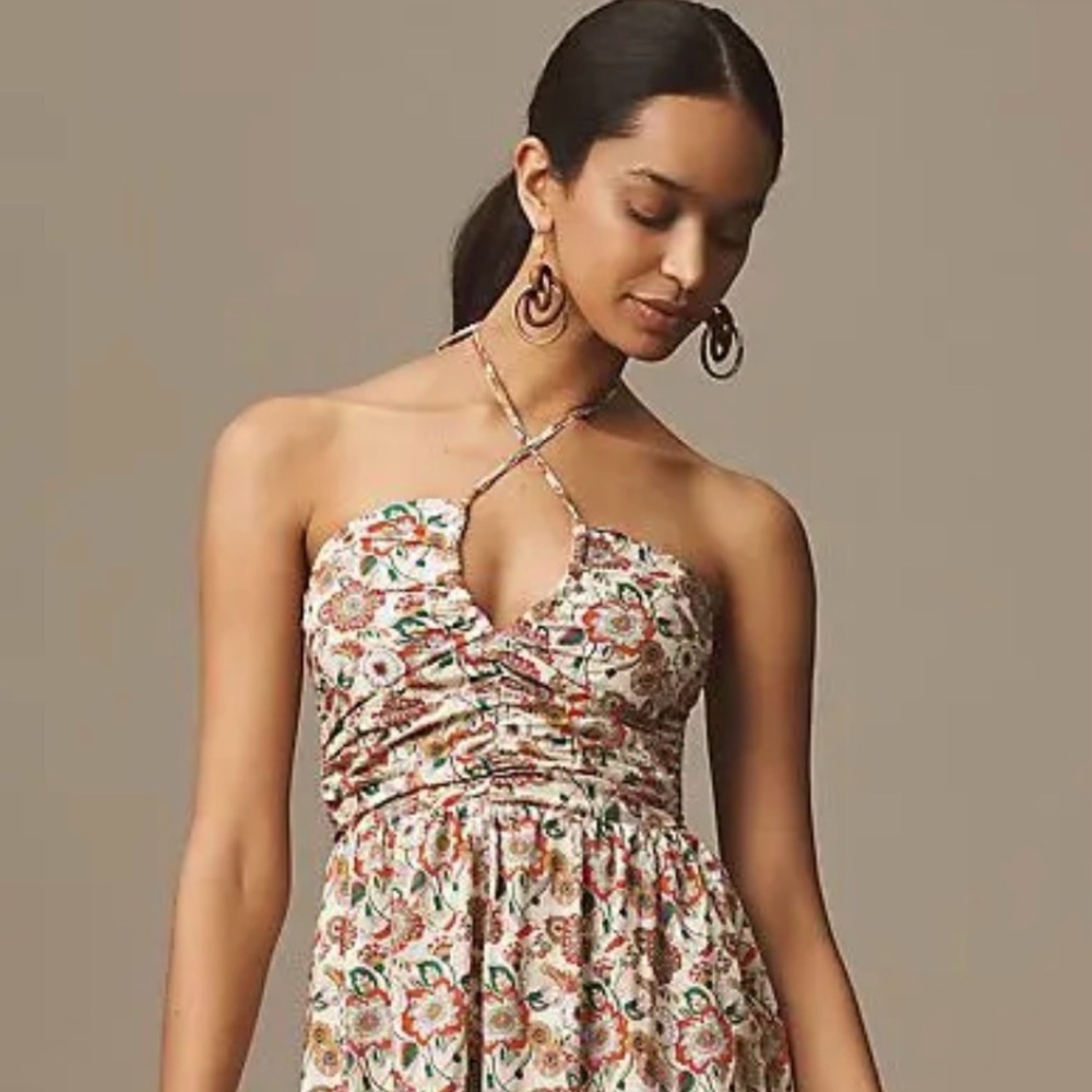 bishop + young Multicolor Floral Maxi Dress